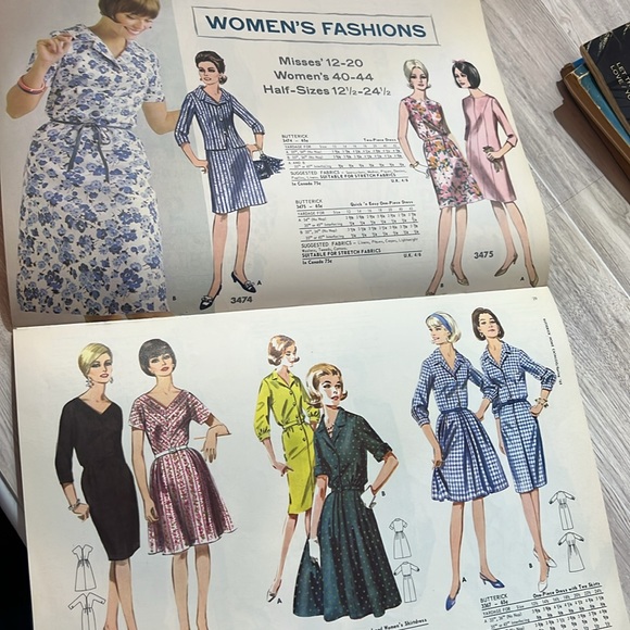 Butterick Home Catalog 500 fashions to sew spring 1965 - Picture 4 of 4